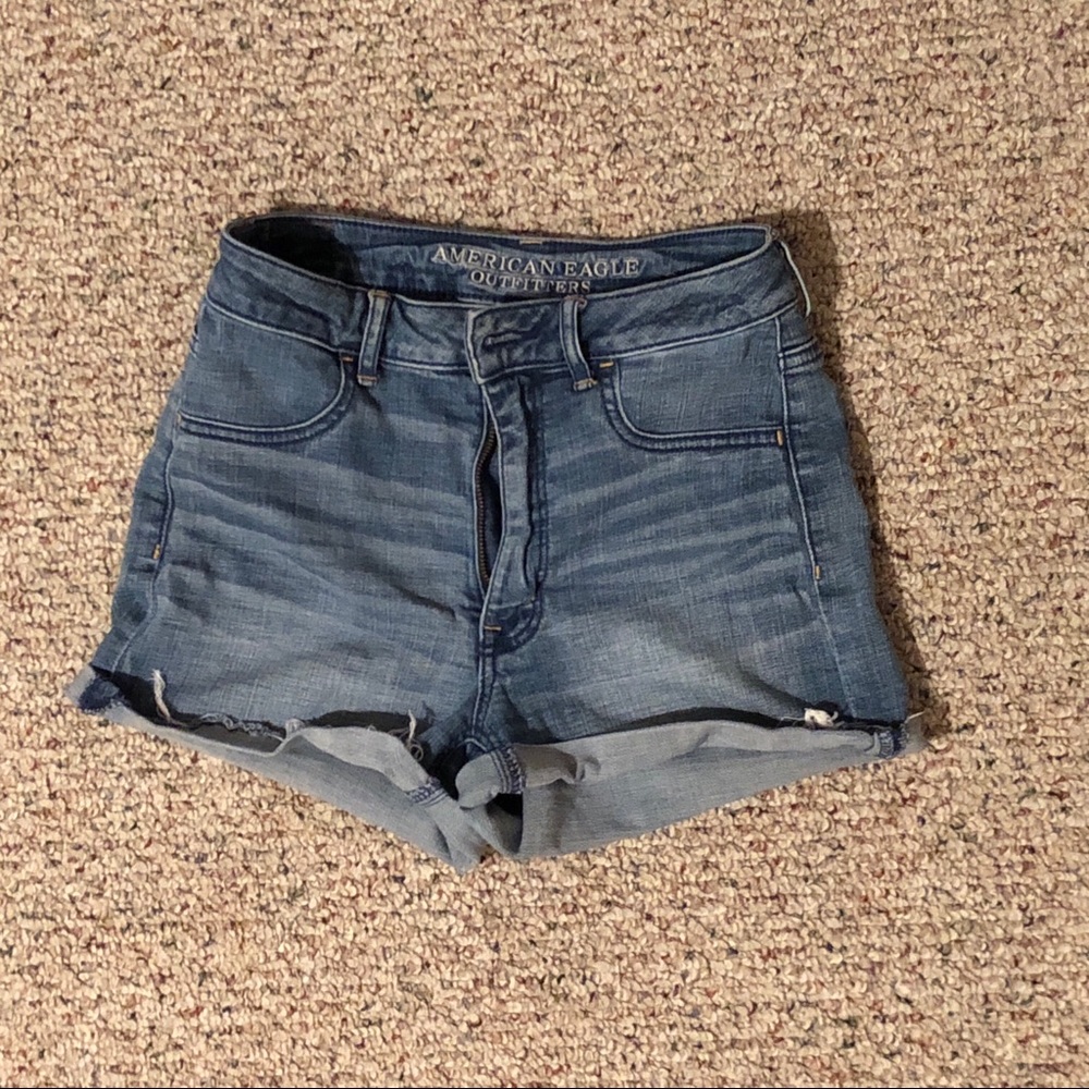 High Waisted Denim Shorts